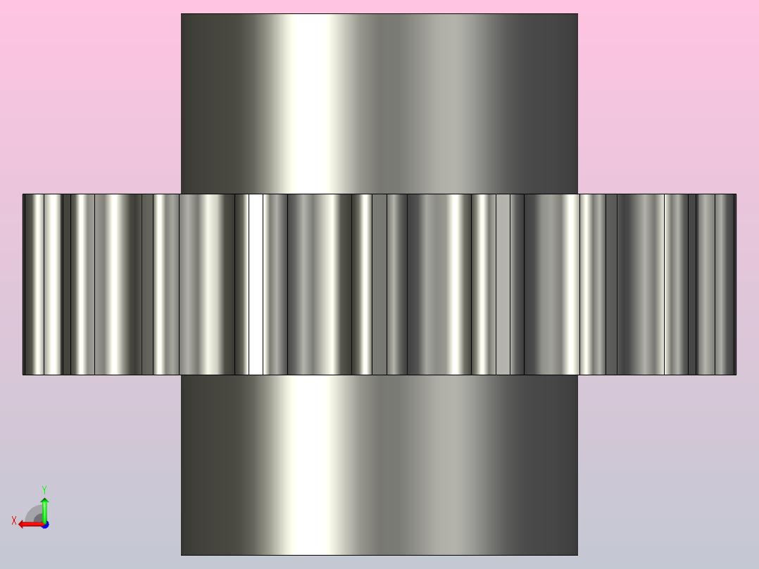 活接Ф50（PVC）后视图