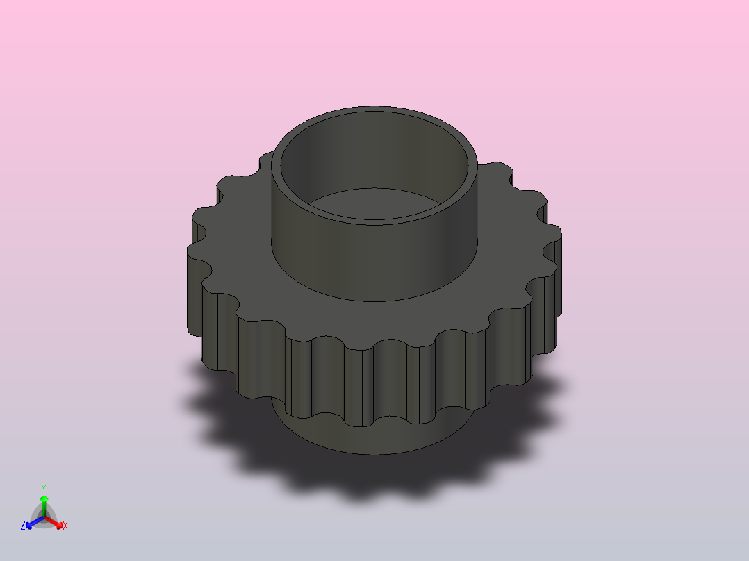 活接Ф50（PVC）正等轴测图