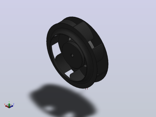 DC离心风扇 220mm[DCB220]正等轴测缩略图