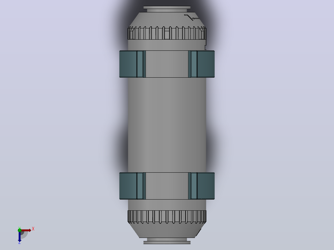 HZFC小型真空过滤器[HZFC200-08B]俯视图