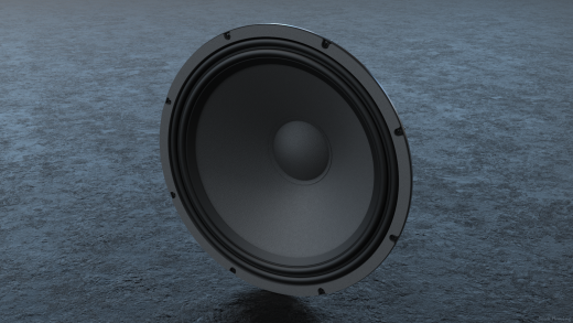 低音吉他音箱中使用的10英寸(25.4厘米)直径低音扬声器缩略图