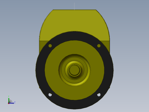 RXF87-4.5-4KW-4级减速器 输出轴带花键左视缩略图