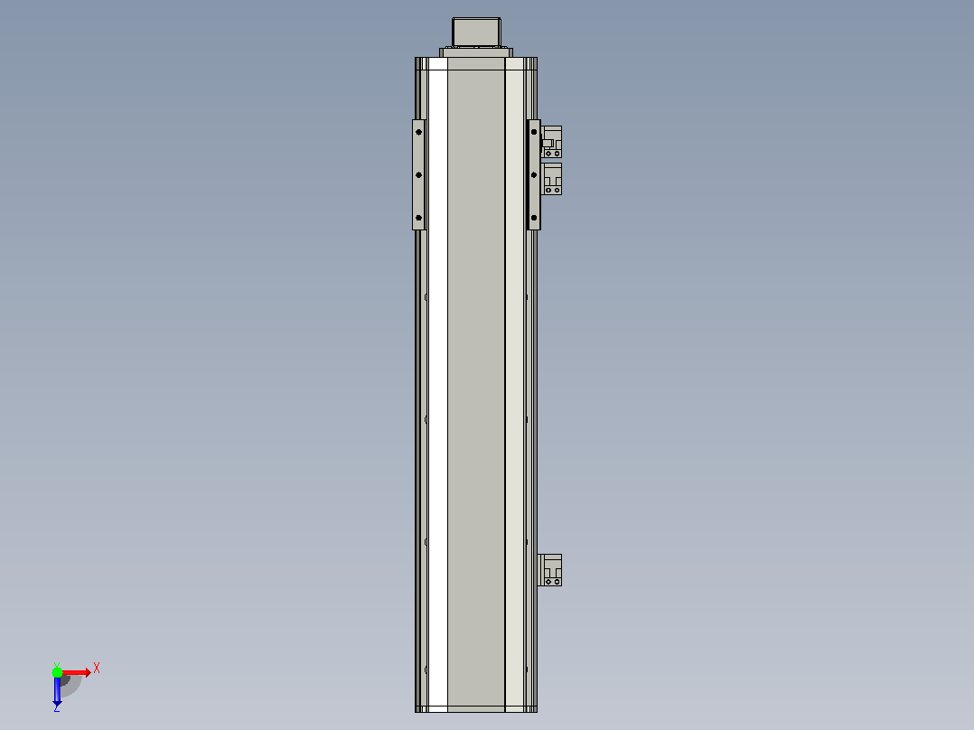 MT100BS半封闭丝杆滑台[MT100BS.L#.350.BM.P20.C3]俯视图