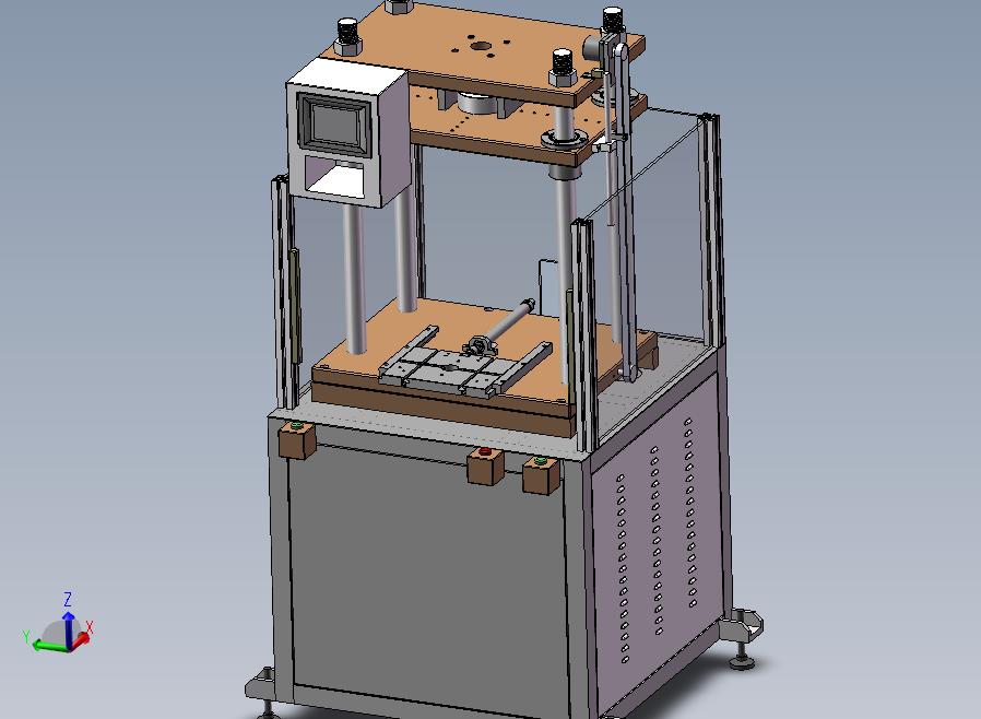 A02-10吨四柱三板油压机