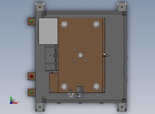 A02-10吨四柱三板油压机前视缩略图