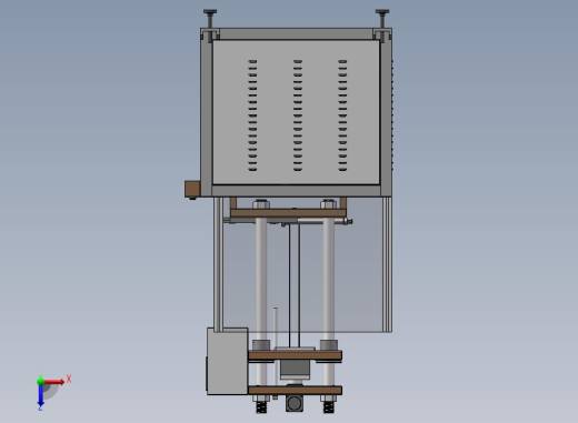 A02-10吨四柱三板油压机俯视缩略图