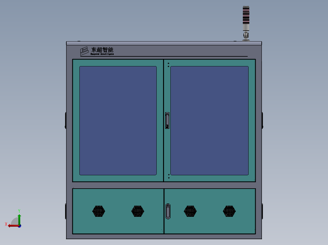 ACF分条机（含工程图）SW18可编辑后视图