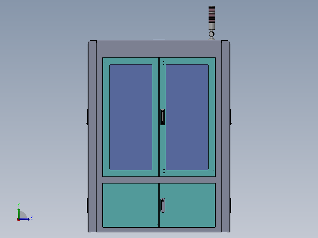 ACF分条机（含工程图）SW18可编辑左视图