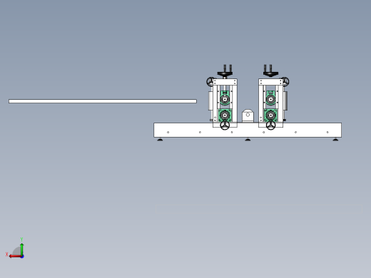 型钢校正机矫直机（含工程图 ）sw16可编辑后视缩略图