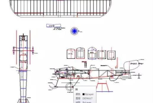 352套CAD航模平面图纸缩略图
