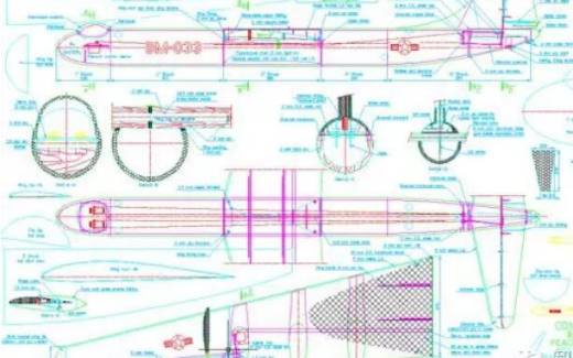 352套CAD航模平面图纸缩略图