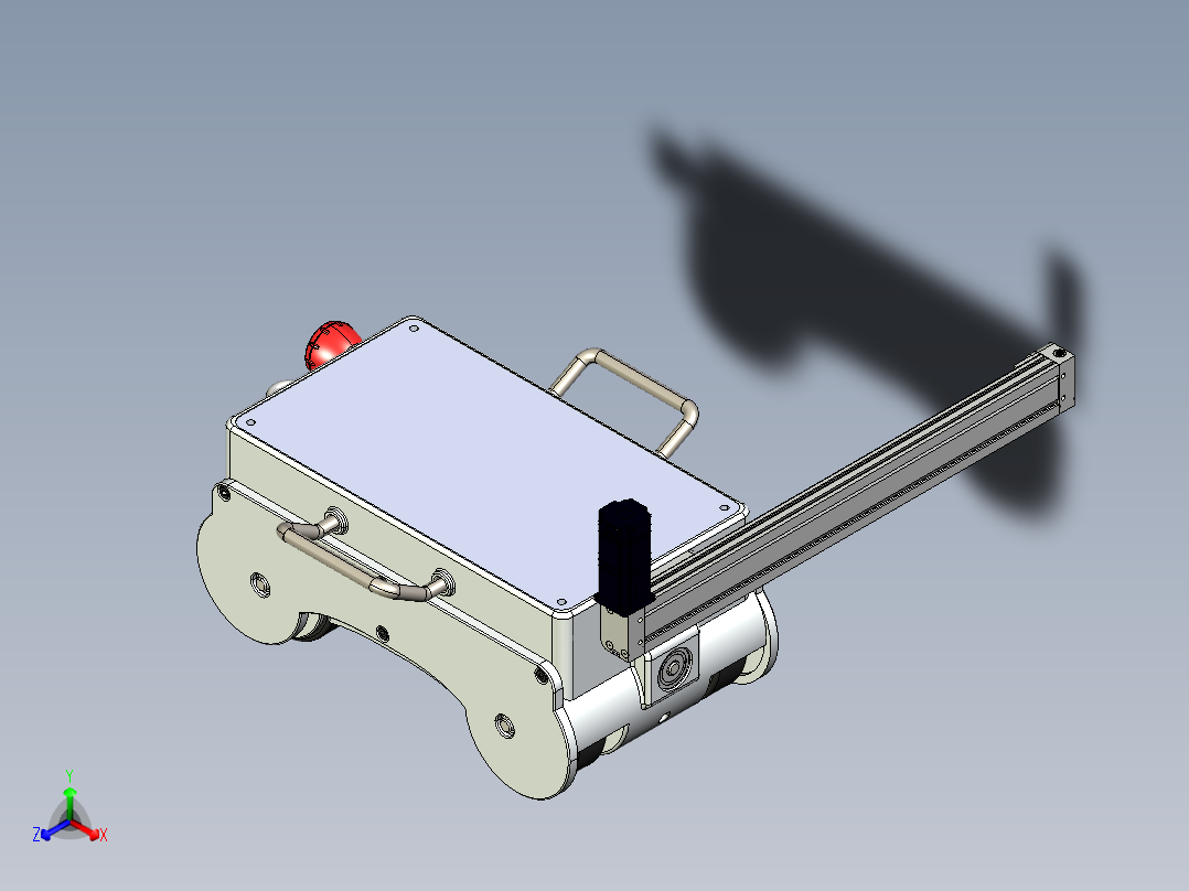 焊接机器结构3D图纸 STEP格式正等轴测图