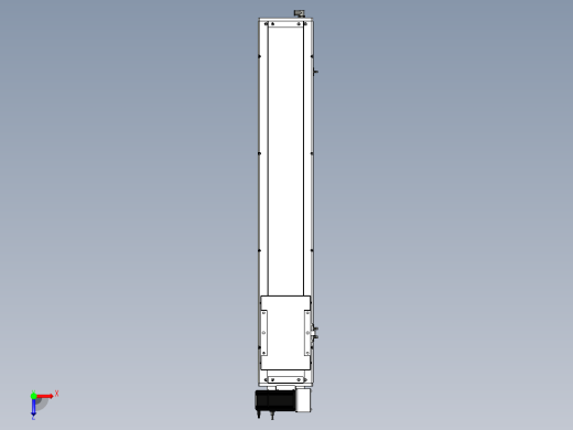 Toyo东佑达直线模组-ECB17-800-RU俯视缩略图
