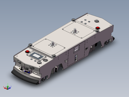 双向潜伏式AGV经典生产车型