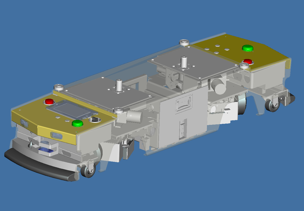 双向潜伏式AGV经典生产车型