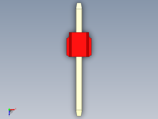彩色公头100mil（2.54mm）系列-DS1021_red_2x01p_100mil_Type1_rev1.0俯视缩略图
