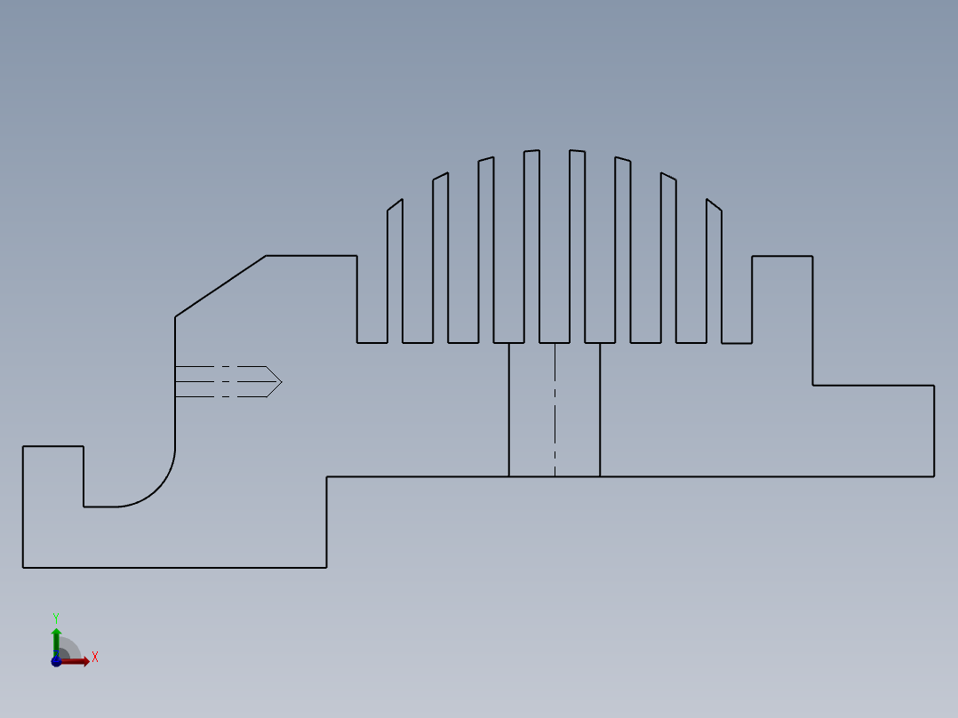 SW建模练习题-practice 32前视图