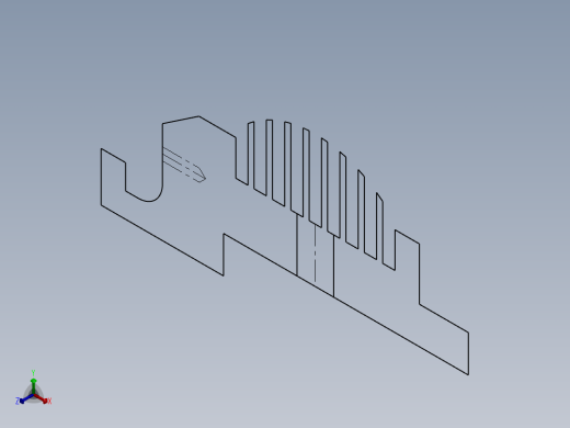 SW建模练习题-practice 32正等轴测缩略图