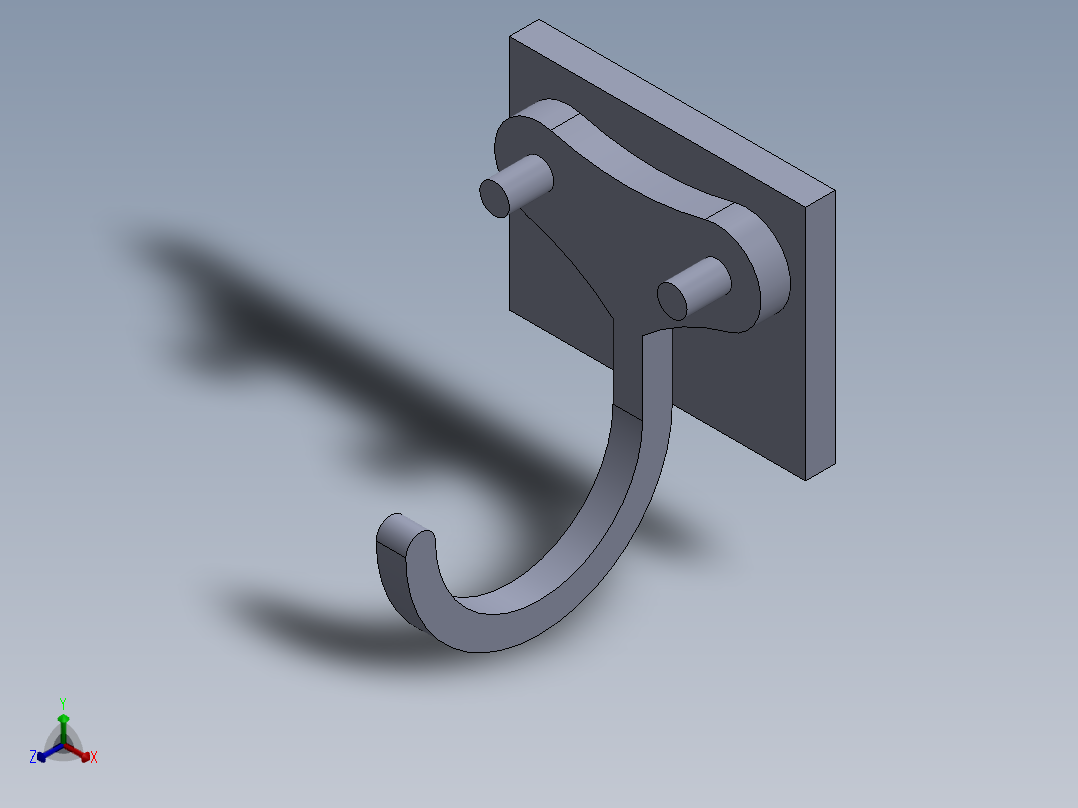 SW建模练习题-practice 54正等轴测图