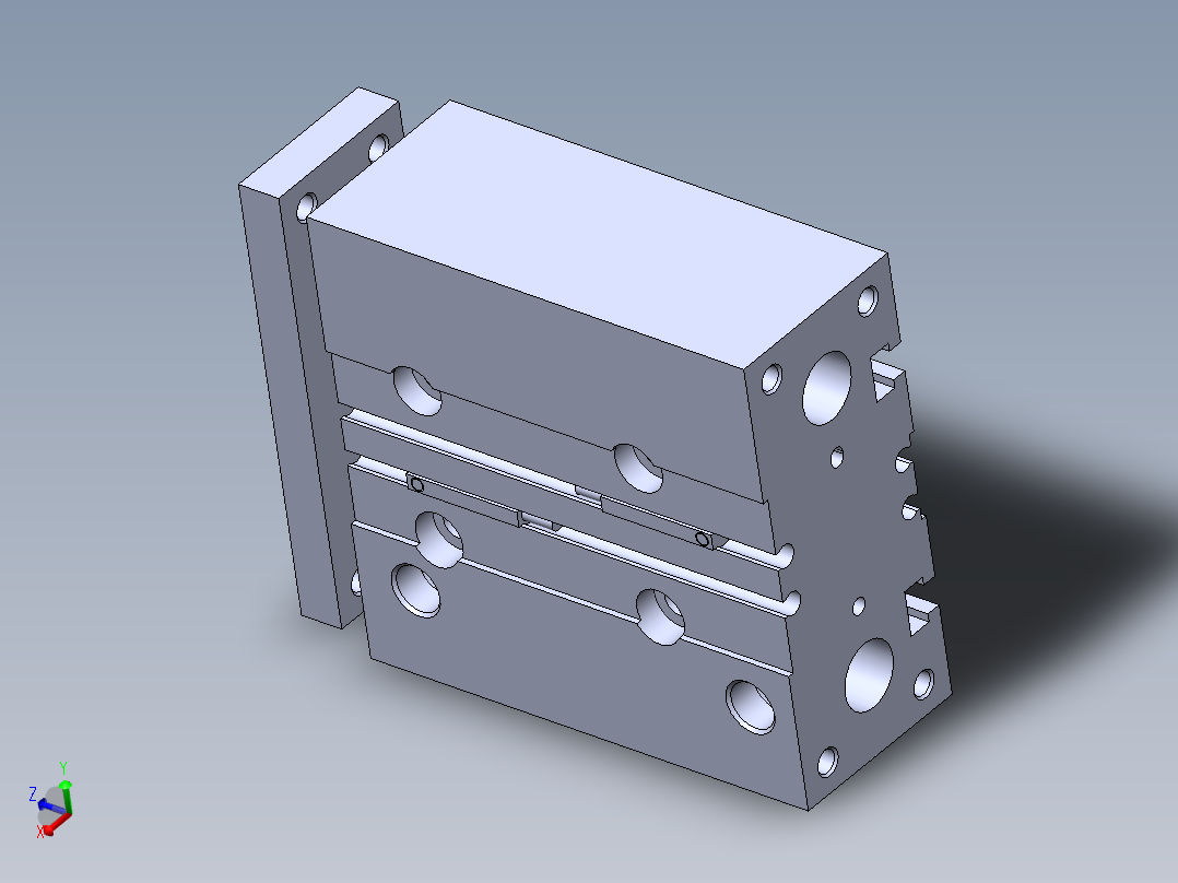 三轴气缸 MGPM20-50Z-M9BL_SMC_