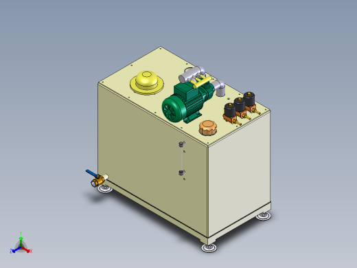 真空箱正等轴测缩略图