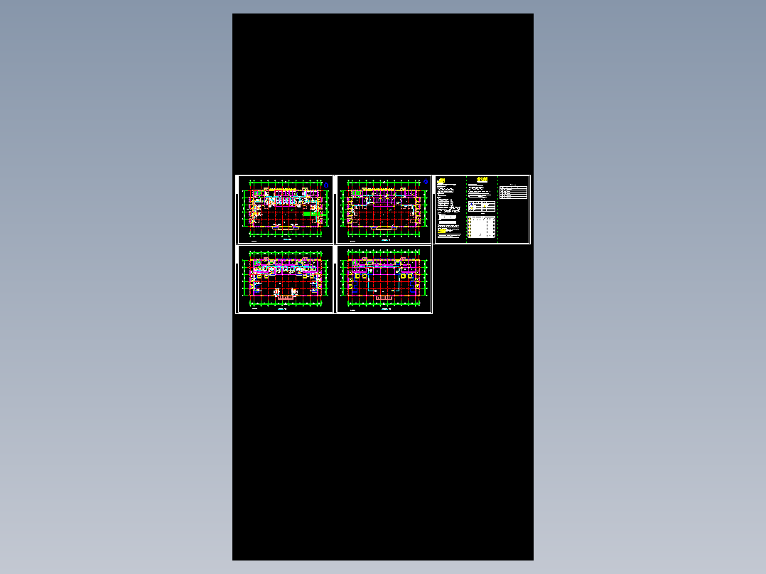 某售楼处通风空调施工设计图
