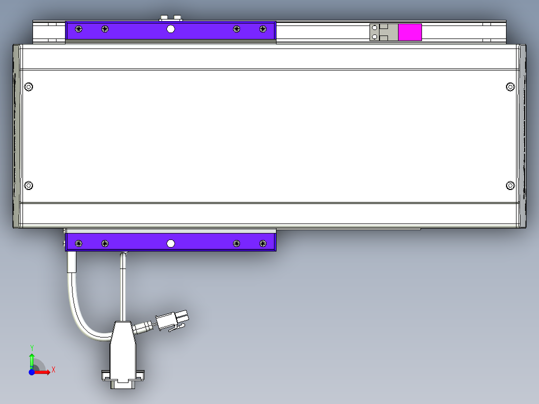 威洛博VL系列直线电机模组-VL14S2-S150前视图