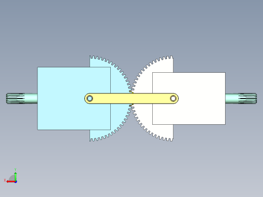齿轮双万向节结构3D图纸 STP IGS格式后视缩略图