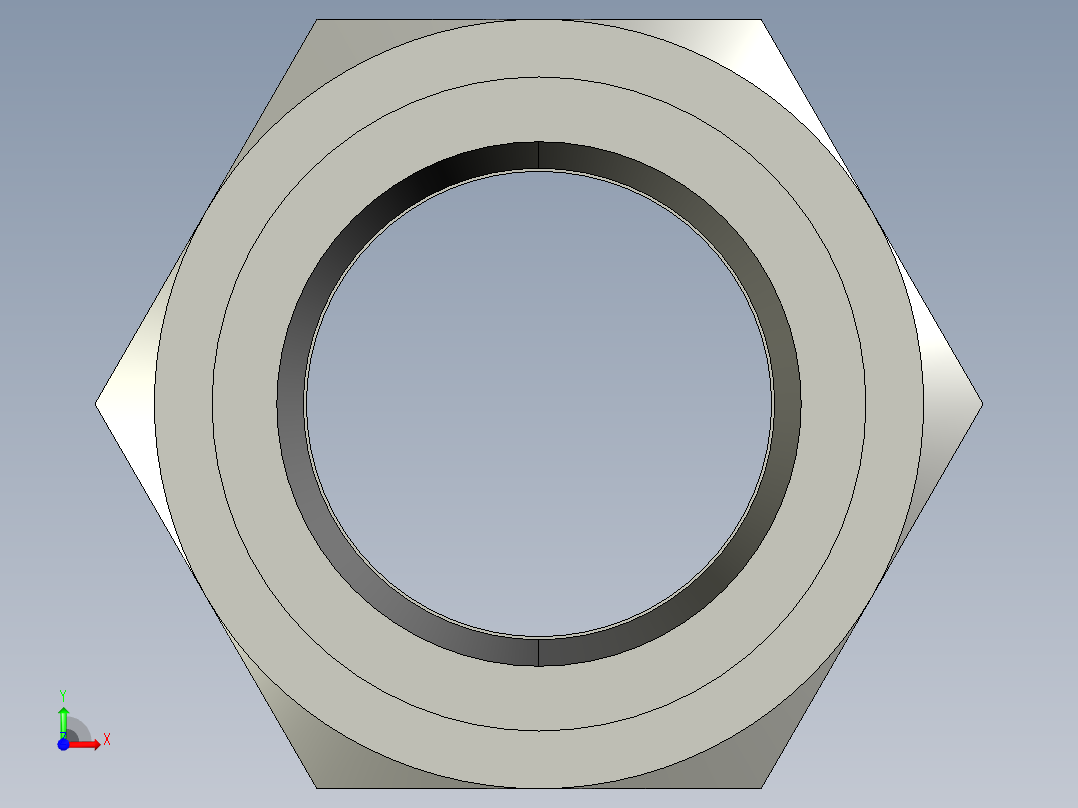 卡套式工业通用硬管接头12_bu-s前视图