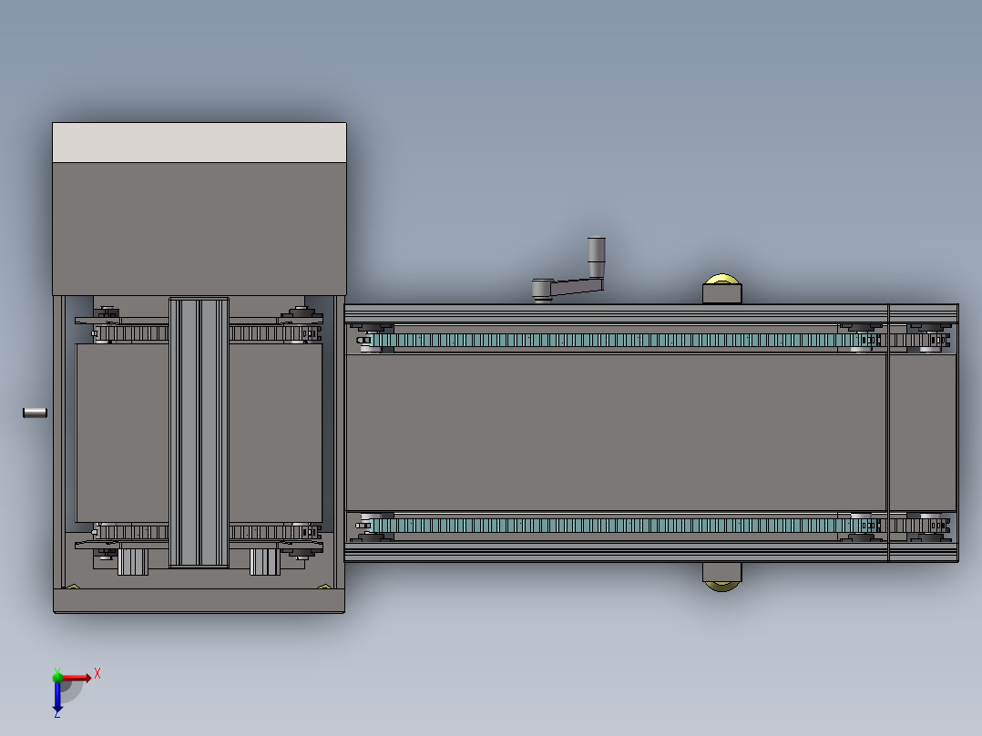 SMT上板机俯视图