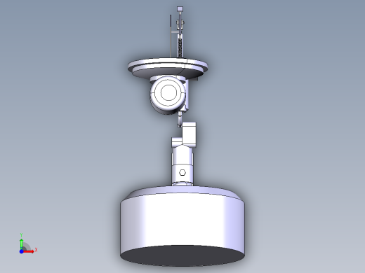 某轿车膜片弹簧离合器设计---操纵机构的设计【三维CATIA】前视缩略图