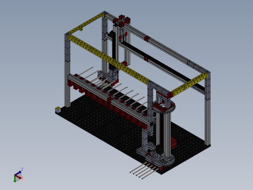 慧鱼乐高智能立体停车场正等轴测缩略图
