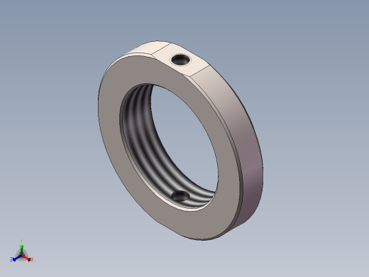 五金接头LH-JQR-01-013正等轴测缩略图