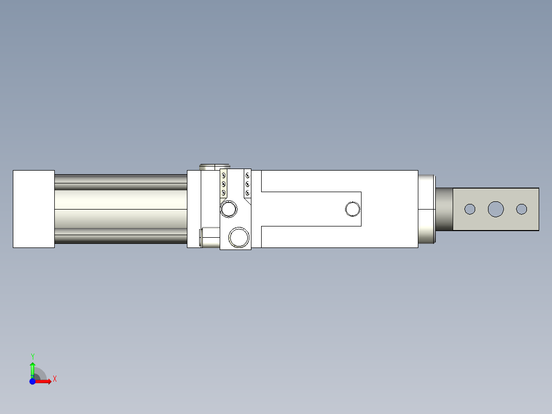 德克斯TUNKERS气缸数模SZK_63_1_A32_T12_TUENKERS前视图