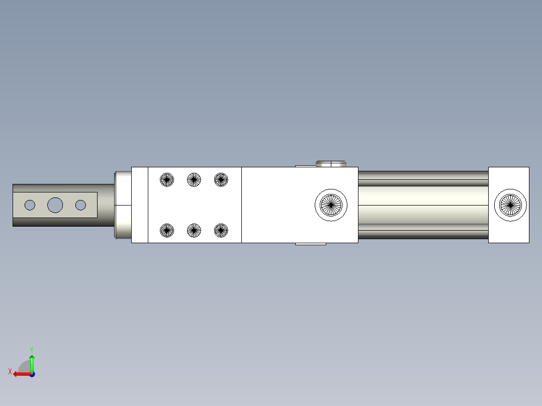 德克斯TUNKERS气缸数模SZK_63_1_A32_T12_TUENKERS后视图