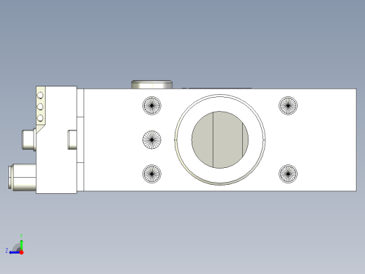 德克斯TUNKERS气缸数模SZK_63_1_A32_T12_TUENKERS右视缩略图