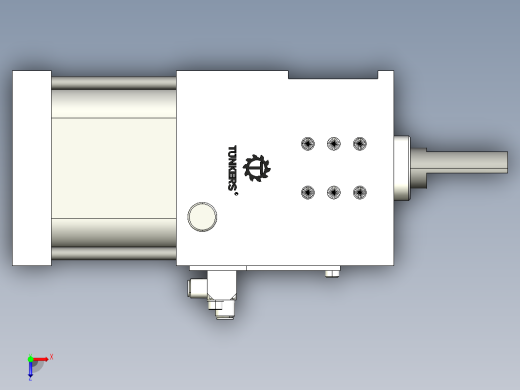 德克斯TUNKERS气缸数模SZK_63_1_A32_T12_TUENKERS俯视缩略图