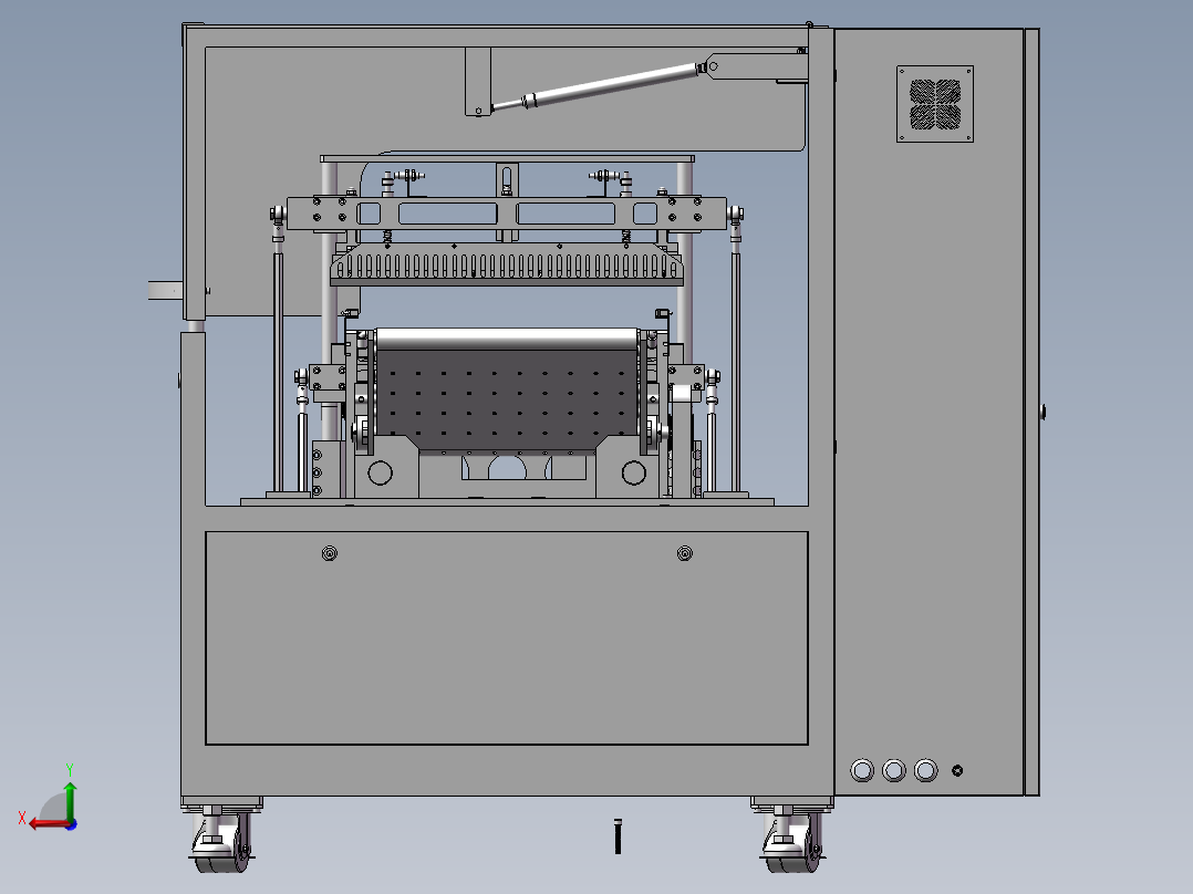 塑封机 塑封过胶压覆膜机sw21后视图