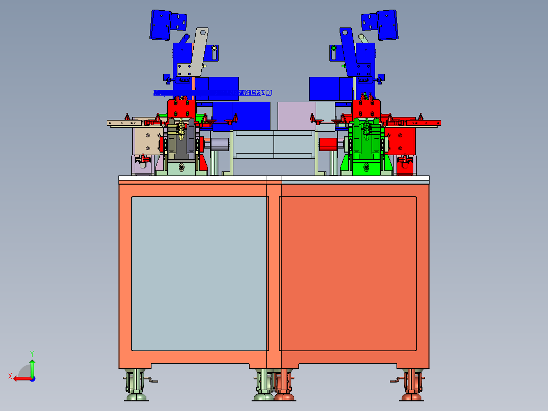 纽扣装袋输送机creo5.0.zip后视图
