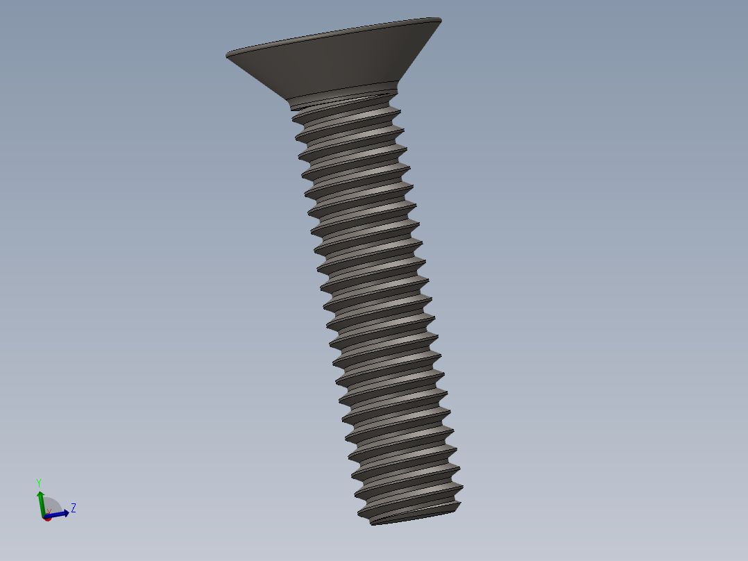 Screw_ISO_10642_M4x18_A2.SLDPRT主视图