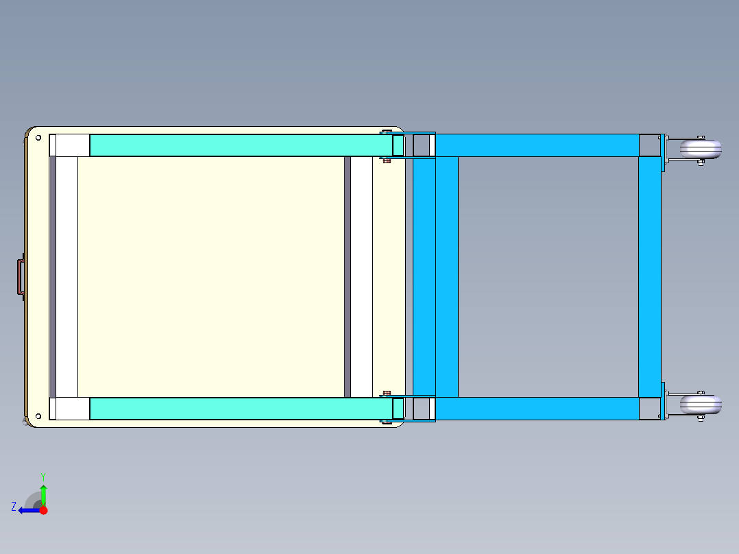 控制夹具右视图