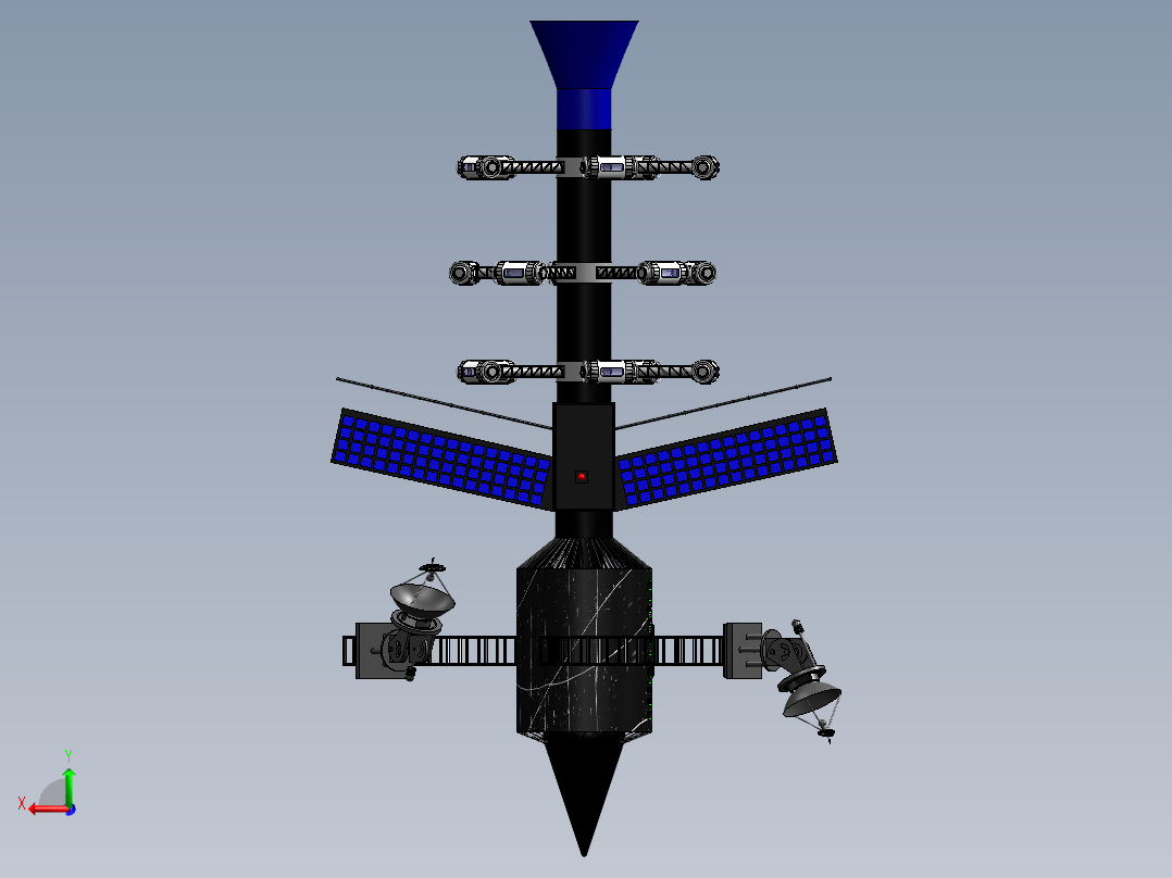 卫星、空间站(44)后视图