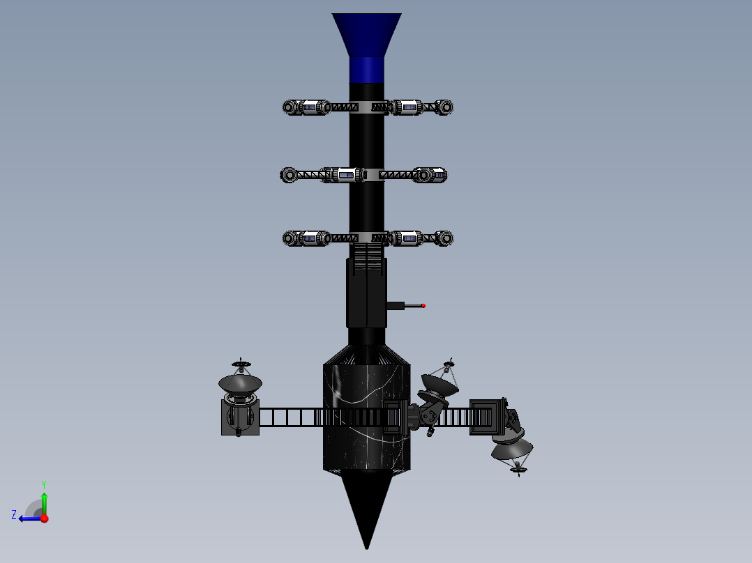 卫星、空间站(44)右视图
