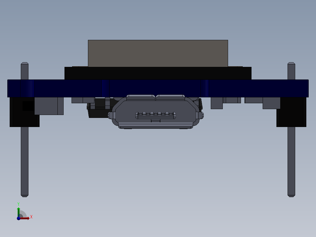 电路板、主板(350)前视图