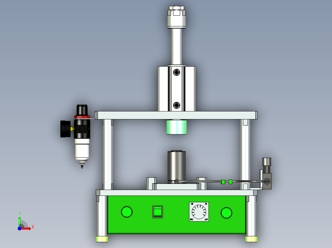 氮气弹簧压力测试机前视图