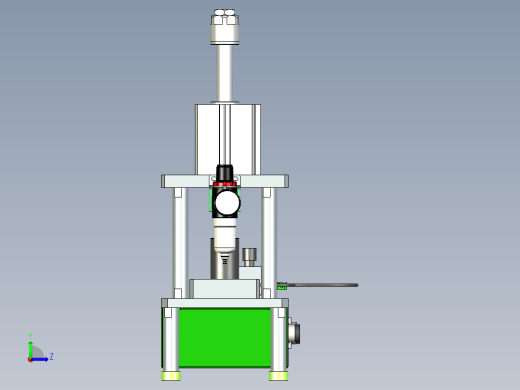 氮气弹簧压力测试机左视缩略图