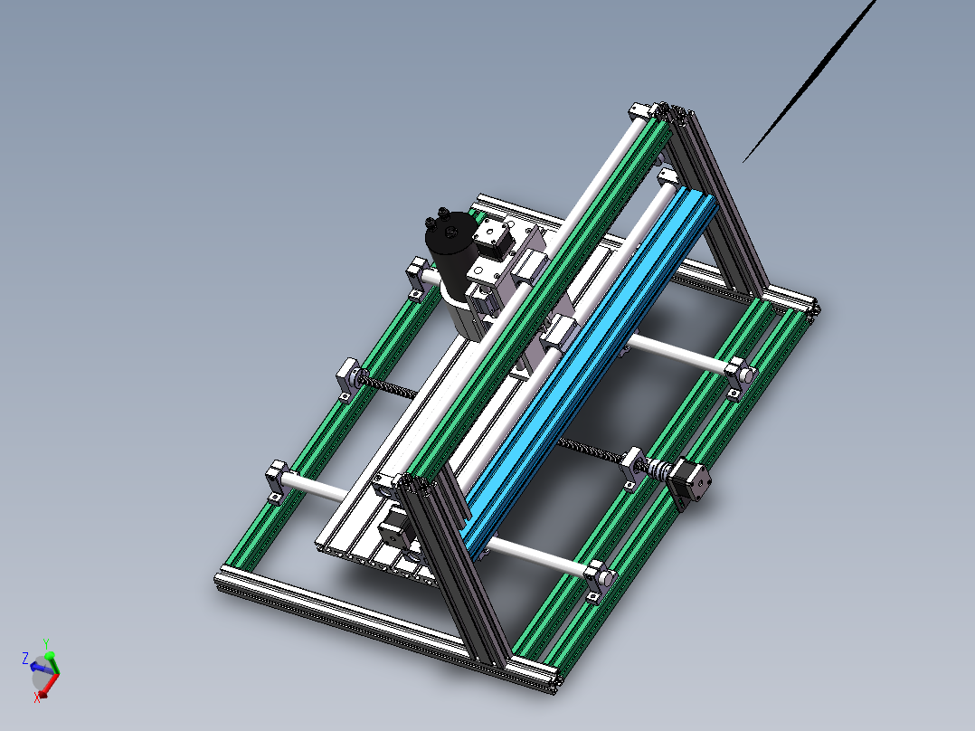 加工木块或者铝的雕刻机