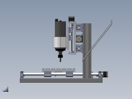 加工木块或者铝的雕刻机右视缩略图