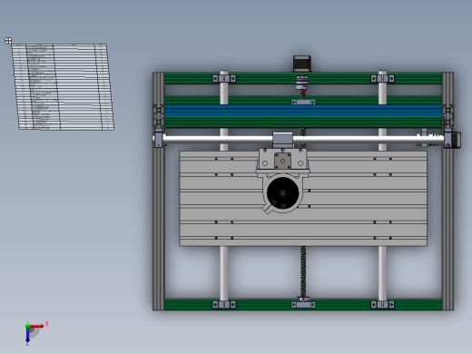 加工木块或者铝的雕刻机俯视缩略图