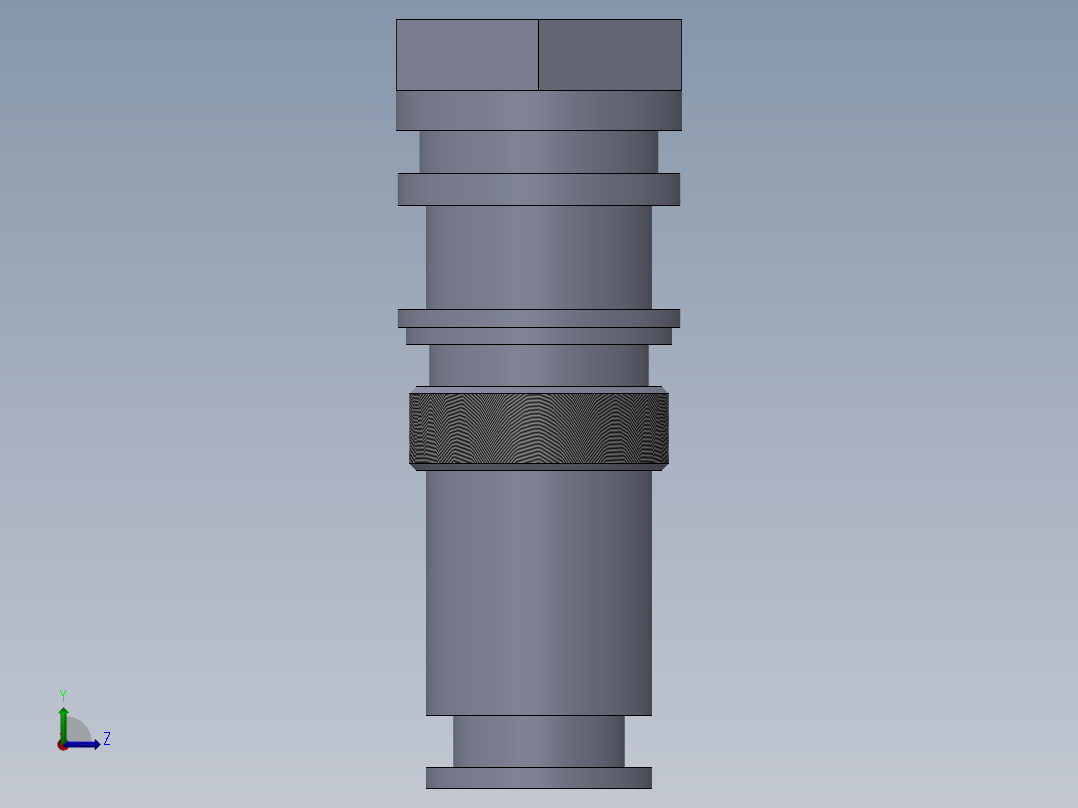 插装阀塞左视图